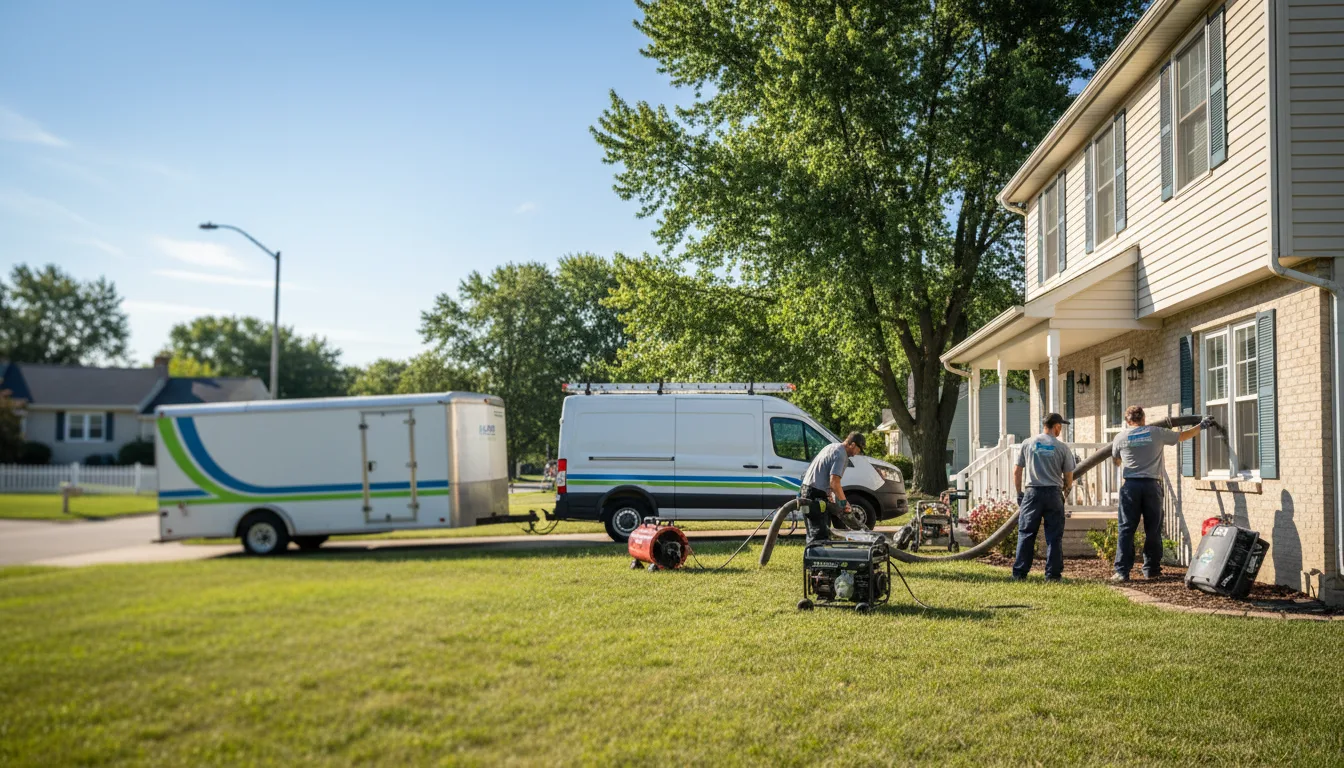 Flooded Basement Restoration And Cleanup With Repair in Castalia, IA near me